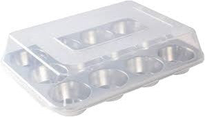 MUFFIN PAN WITH LID 12 CUPS