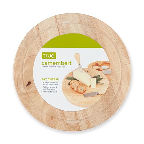 CAMEMBERT CHEESE BOARD & TOOL SET