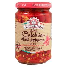 CALABRIAN CHILI PEPPERS, SLICED